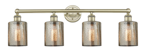 INNOVATIONS 616-4W-AB-G116 Cobbleskill 4 32 inch Bath Vanity Light Antique Brass