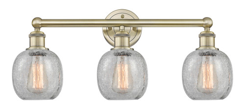 INNOVATIONS 616-3W-AB-G105 Belfast 3 24 inch Bath Vanity Light Antique Brass