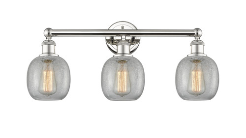 INNOVATIONS 616-3W-PN-G105 Belfast 3 24 inch Bath Vanity Light Polished Nickel