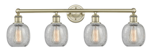 INNOVATIONS 616-4W-AB-G105 Belfast 4 33 inch Bath Vanity Light Antique Brass