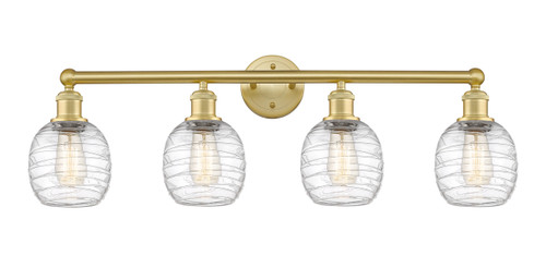 INNOVATIONS 616-4W-SG-G1013 Belfast 4 33 inch Bath Vanity Light Satin Gold