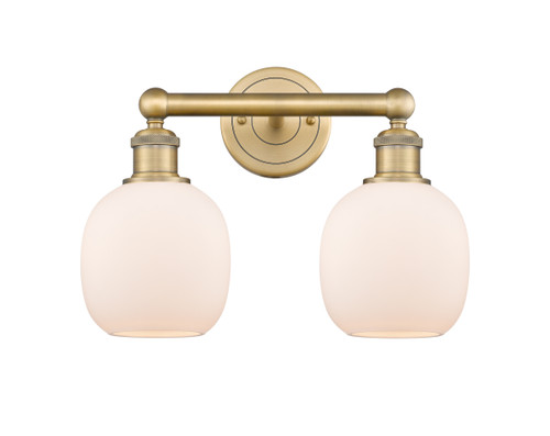 INNOVATIONS 616-2W-BB-G101 Belfast 2 15 inch Bath Vanity Light Brushed Brass