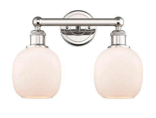 INNOVATIONS 616-2W-PN-G101 Belfast 2 15 inch Bath Vanity Light Polished Nickel