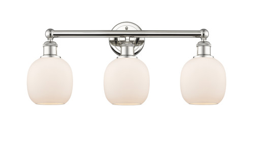 INNOVATIONS 616-3W-PN-G101 Belfast 3 24 inch Bath Vanity Light Polished Nickel