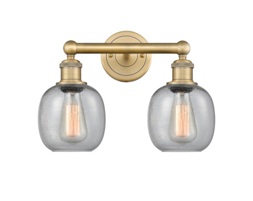 INNOVATIONS 616-2W-BB-G104 Belfast 2 15 inch Bath Vanity Light Brushed Brass