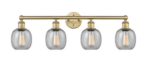 INNOVATIONS 616-4W-BB-G104 Belfast 4 33 inch Bath Vanity Light Brushed Brass