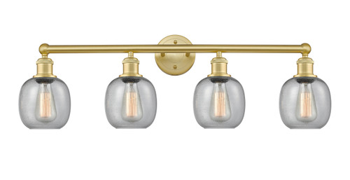 INNOVATIONS 616-4W-SG-G104 Belfast 4 33 inch Bath Vanity Light Satin Gold