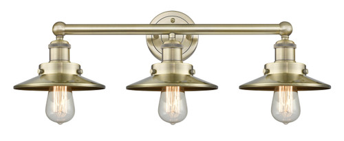 INNOVATIONS 616-3W-AB-M4-AB Edison 3 26 inch Bath Vanity Light Antique Brass