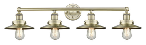 INNOVATIONS 616-4W-AB-M4-AB Edison 4 35 inch Bath Vanity Light Antique Brass