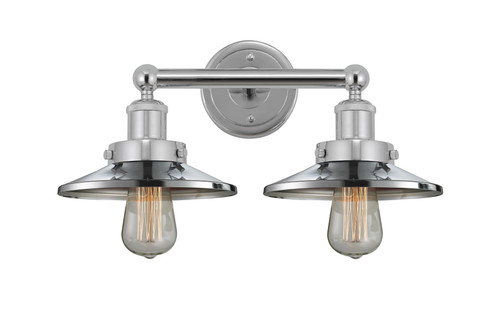 INNOVATIONS 616-2W-PC-M7-PC Edison 2 17 inch Bath Vanity Light Polished Chrome