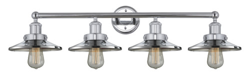 INNOVATIONS 616-4W-PC-M7-PC Edison 4 35 inch Bath Vanity Light Polished Chrome