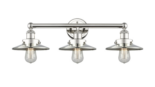 INNOVATIONS 616-3W-PN-M1-PN Edison 3 26 inch Bath Vanity Light Polished Nickel