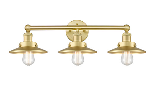 INNOVATIONS 616-3W-SG-M4-SG Edison 3 26 inch Bath Vanity Light Satin Gold