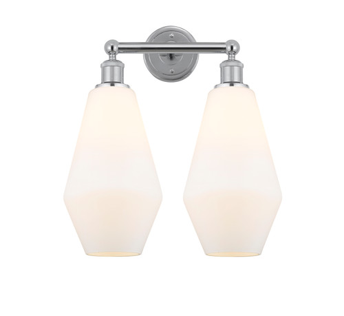 INNOVATIONS 616-2W-PC-G651-7 Cindyrella 2 16 inch Bath Vanity Light Polished Chrome