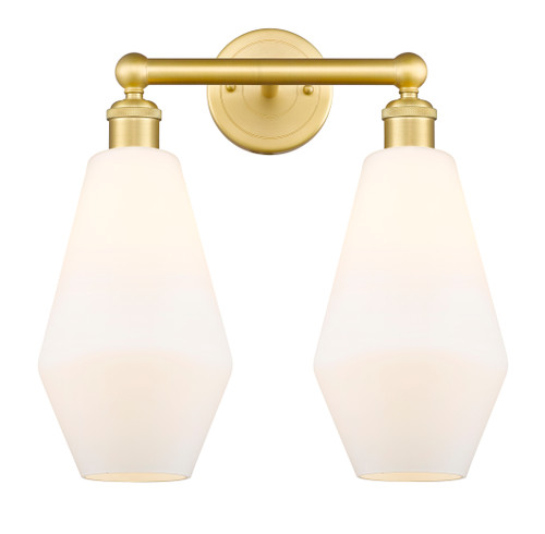 INNOVATIONS 616-2W-SG-G651-7 Cindyrella 2 16 inch Bath Vanity Light Satin Gold