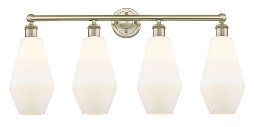 INNOVATIONS 616-4W-AB-G651-7 Cindyrella 4 34 inch Bath Vanity Light Antique Brass