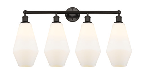 INNOVATIONS 616-4W-OB-G651-7 Cindyrella 4 34 inch Bath Vanity Light Oil Rubbed Bronze