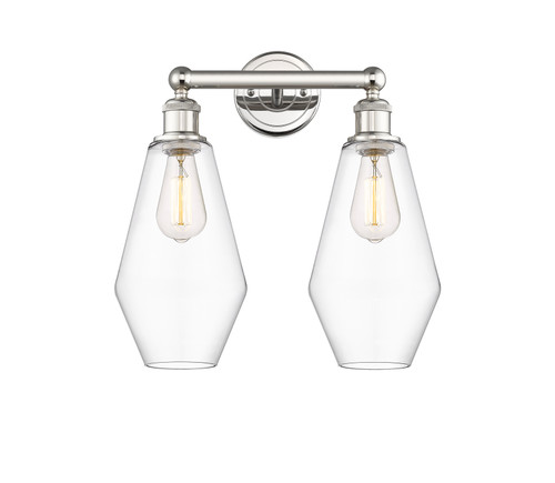INNOVATIONS 616-2W-PN-G652-7 Cindyrella 2 16 inch Bath Vanity Light Polished Nickel