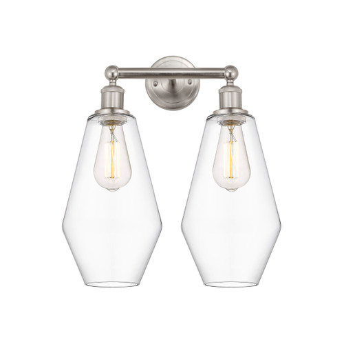 INNOVATIONS 616-2W-SN-G652-7 Cindyrella 2 16 inch Bath Vanity Light Satin Nickel