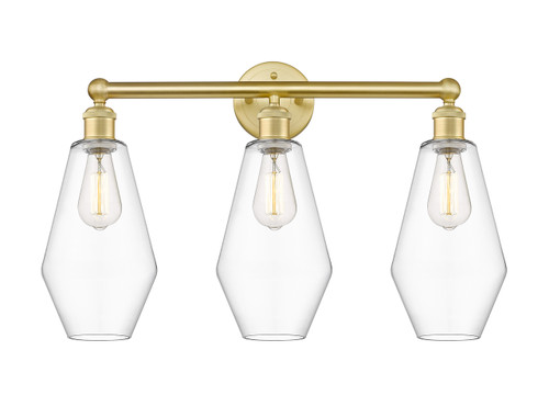 INNOVATIONS 616-3W-SG-G652-7 Cindyrella 3 25 inch Bath Vanity Light Satin Gold