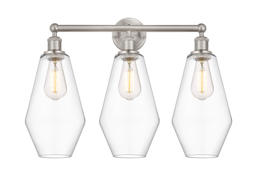 INNOVATIONS 616-3W-SN-G652-7 Cindyrella 3 25 inch Bath Vanity Light Satin Nickel