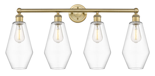 INNOVATIONS 616-4W-BB-G652-7 Cindyrella 4 34 inch Bath Vanity Light Brushed Brass