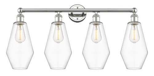 INNOVATIONS 616-4W-PN-G652-7 Cindyrella 4 34 inch Bath Vanity Light Polished Nickel