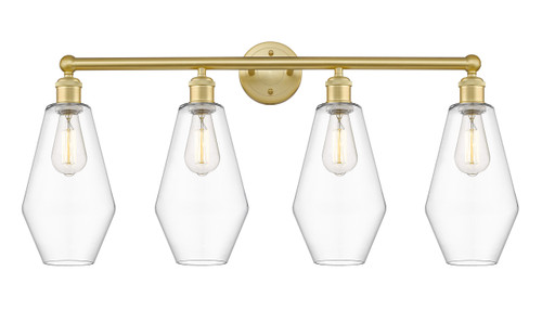 INNOVATIONS 616-4W-SG-G652-7 Cindyrella 4 34 inch Bath Vanity Light Satin Gold