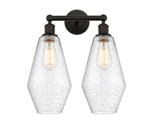 INNOVATIONS 616-2W-OB-G654-7 Cindyrella 2 16 inch Bath Vanity Light Oil Rubbed Bronze