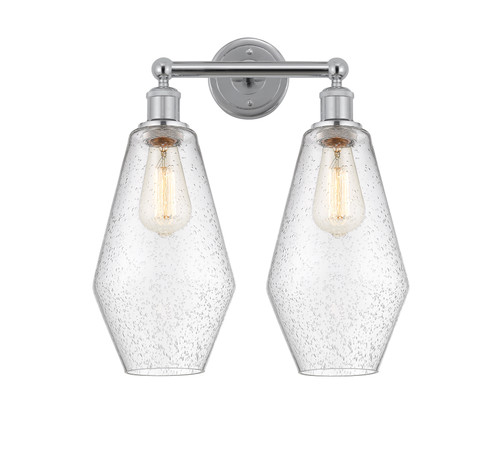 INNOVATIONS 616-2W-PC-G654-7 Cindyrella 2 16 inch Bath Vanity Light Polished Chrome