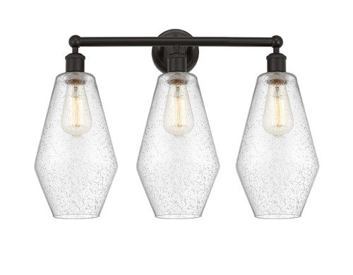 INNOVATIONS 616-3W-OB-G654-7 Cindyrella 3 25 inch Bath Vanity Light Oil Rubbed Bronze