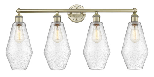 INNOVATIONS 616-4W-AB-G654-7 Cindyrella 4 34 inch Bath Vanity Light Antique Brass