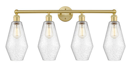 INNOVATIONS 616-4W-SG-G654-7 Cindyrella 4 34 inch Bath Vanity Light Satin Gold