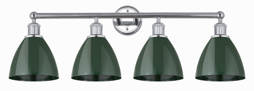 INNOVATIONS 616-4W-PC-MBD-75-GR Edison 4 34.5 inch Bath Vanity Light Polished Chrome