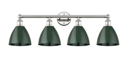 INNOVATIONS 616-4W-PN-MBD-75-GR Edison 4 34.5 inch Bath Vanity Light Polished Nickel