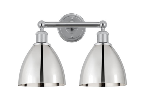 INNOVATIONS 616-2W-PC-MBD-75-PC Edison 2 16.5 inch Bath Vanity Light Polished Chrome