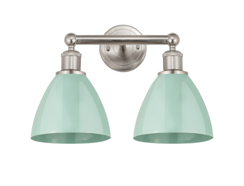 INNOVATIONS 616-2W-SN-MBD-75-SF Edison 2 16.5 inch Bath Vanity Light Satin Nickel