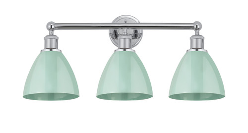 INNOVATIONS 616-3W-PC-MBD-75-SF Edison 3 25.5 inch Bath Vanity Light Polished Chrome