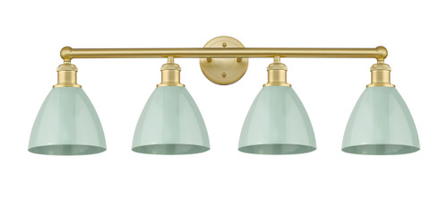 INNOVATIONS 616-4W-SG-MBD-75-SF Edison 4 34.5 inch Bath Vanity Light Satin Gold