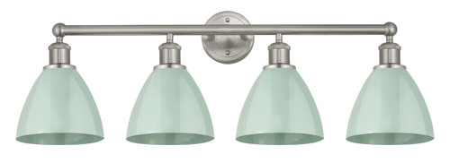 INNOVATIONS 616-4W-SN-MBD-75-SF Edison 4 34.5 inch Bath Vanity Light Satin Nickel