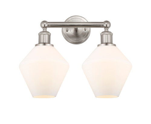INNOVATIONS 616-2W-SN-G651-8 Cindyrella 2 17 inch Bath Vanity Light Satin Nickel
