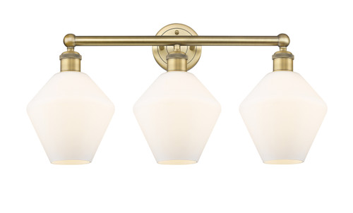 INNOVATIONS 616-3W-BB-G651-8 Cindyrella 3 26 inch Bath Vanity Light Brushed Brass