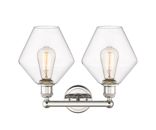 INNOVATIONS 616-2W-PN-G652-8 Cindyrella 2 17 inch Bath Vanity Light Polished Nickel