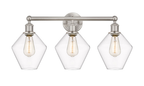 INNOVATIONS 616-3W-SN-G652-8 Cindyrella 3 26 inch Bath Vanity Light Satin Nickel