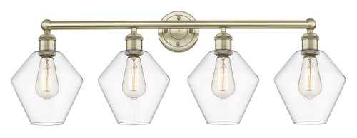 INNOVATIONS 616-4W-AB-G652-8 Cindyrella 4 35 inch Bath Vanity Light Antique Brass
