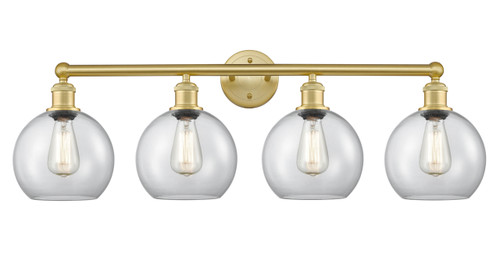 INNOVATIONS 616-4W-SG-G122-8 Athens 4 35 inch Bath Vanity Light Satin Gold
