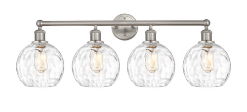 INNOVATIONS 616-4W-SN-G1215-8 Athens Water Glass 4 35 inch Bath Vanity Light Satin Nickel