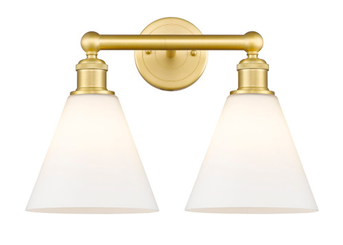 INNOVATIONS 616-2W-SG-GBC-81 Berkshire 2 17 inch Bath Vanity Light Satin Gold