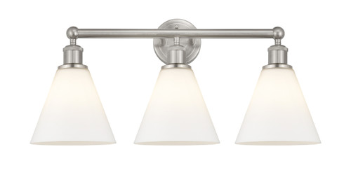 INNOVATIONS 616-3W-SN-GBC-81 Berkshire 3 26 inch Bath Vanity Light Satin Nickel