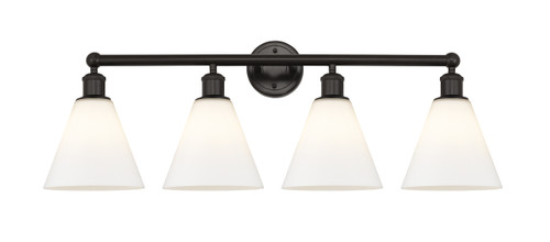 INNOVATIONS 616-4W-OB-GBC-81 Berkshire 4 35 inch Bath Vanity Light Oil Rubbed Bronze